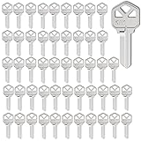 KW1 Blank Key Blanks, Pack of 50 Uncut Blank Keys
