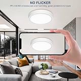 T-SUN 12W LED Ceiling Light 1080LM 6000K Round Dome Waterproof Flush Mount view 2