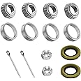CLUBRALLY Front Wheel Bearing Hub Rebuild Kit for Club Car DS, Carryall, OEM#1013135,1011393 (2 Set)