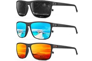 Sunglasses for Men, Polarized Sun Glasses for Men with Lightweight Frame and UV Protection