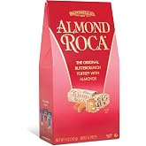 Brown &amp; Haley Roca Chocolate Caramel Buttercrunch Toffee - 5 oz | Caramel Buttercrunch Toffee with Almonds &amp; Sea Salt - Individually Wrapped - Gluten Free, Kosher - Gifts and Sharing