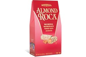 Brown & Haley ROCA Stand-Up Box - Chocolate Caramel Buttercrunch Toffee - Individually Wrapped Chocolate Candy - Gluten Free Kosher Candy - 5 oz Box