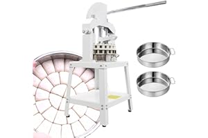 INTSUPERMAI Manual Dough Divider Rounder 36pcs Commercial Dough Cutter DIvider Cutting Machine Hydraulic Hand Press Dough Equal Divider Maker Lump Spacer Bakery for Bread