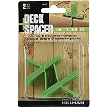 DeckWise WiseGuides 1/4 In. Gap Deck Board Spacer For Hidden Deck Fasteners (20 Count) SPCR 1/4 Orange 20pc   The Home Depot