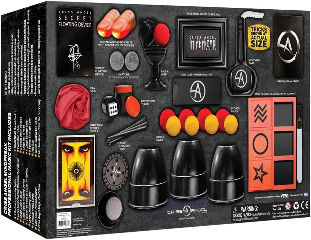 Magic Kits Accessories Criss Angel Mindfreak Professional Magic Kit Toys Games