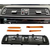Front AC Air Vent Dashboard Interior Center Console Grille for F10 F11 | AC Ventilation Conditioning Outlet Replacement for BMW 5 Series F10 F11 520 523 525 528 530 535 550 2010-2016