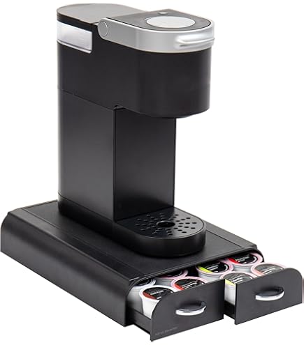 Wall-Mount K-Cup Coffee Pod Holder - White ABS Plastic Organizer For Nespresso, Keurig & More (10x10 Inch)