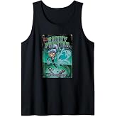 Danny Phantom Ghost Hunter Distressed Comic Book Cover Tank Top