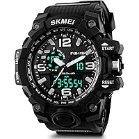 SKMEI Smael Analogue Digital Dual Quartz Movement Military Design Water Resistant Sports Men's Watch