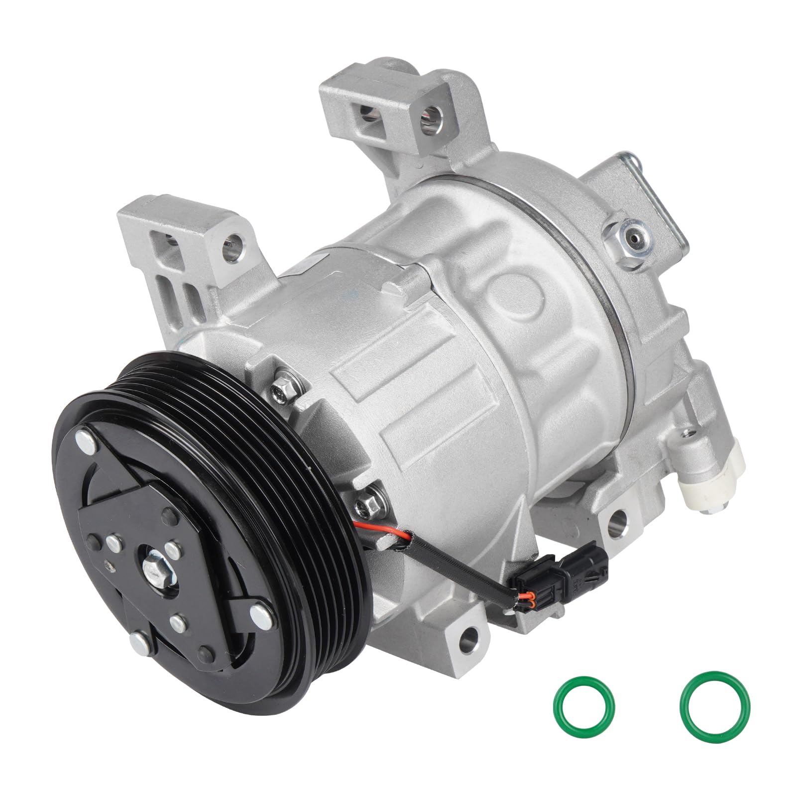 Photo 1 of Air Conditioner AC Compressor with A/C Clutch Fits for Nissan Altima 2.5 2.5L S SR Base Sense Advance 2013 2014 2015 2016 2017 2018 (Without SL and SV), Replaces CO 29074C, w/One Plug