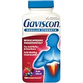 Gaviscon Regular Strength Fruit Antacid 100 Tablets