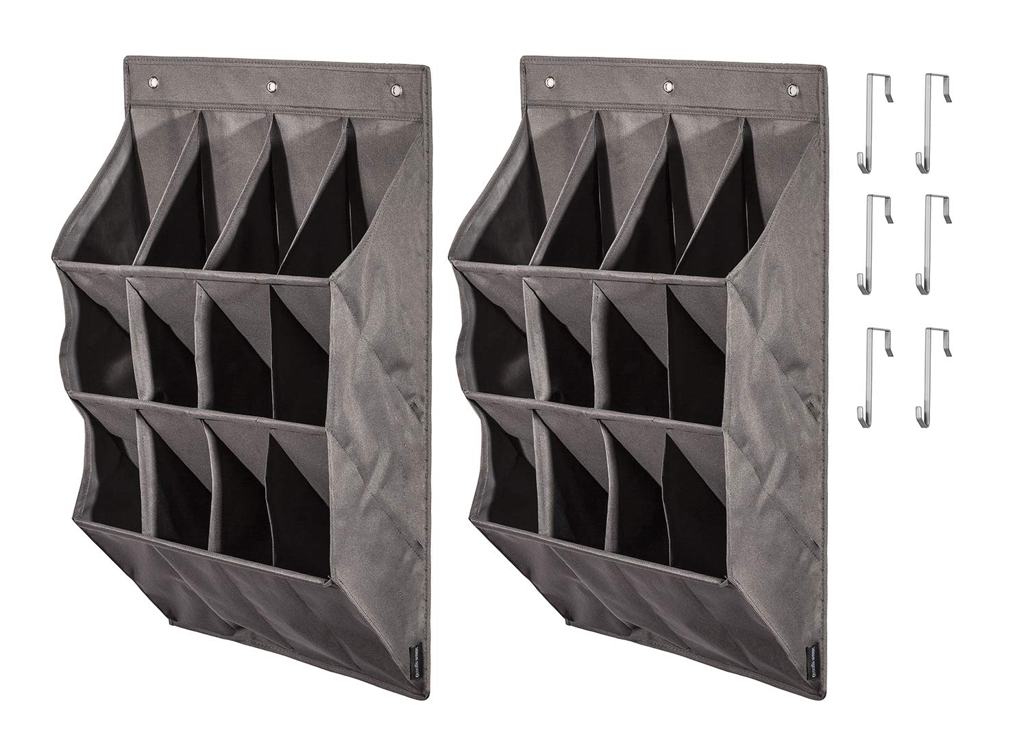STORAGE MANIAC 12Pocket Over The Door Hanging Organizer, Large Pocket