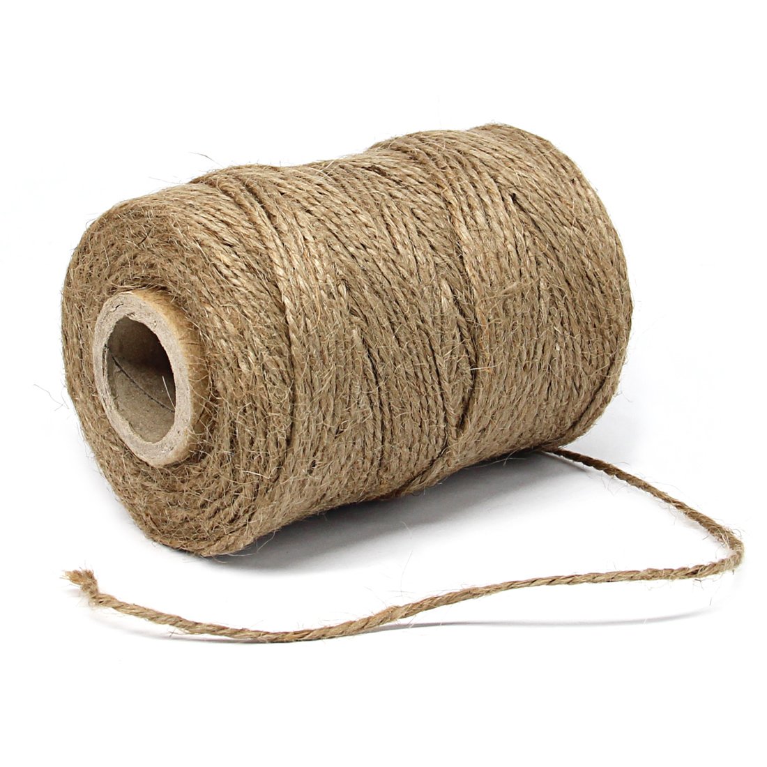 300 Feet Natural Jute Twine and 100PCS Brown Rectangle Kraft Paper Gift Tags for Crafts & Price Tags Labels by Blisstime