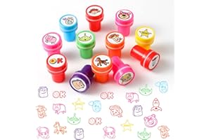 CORODER 24PCS Toy Inspired Themed Stampers For Party Birthday Party Favors Party Supplies