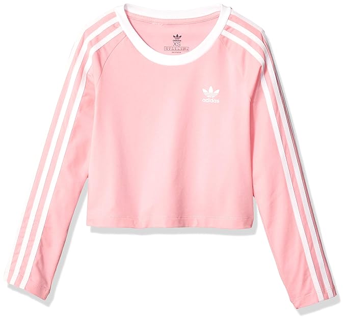 adidas pink long sleeve top