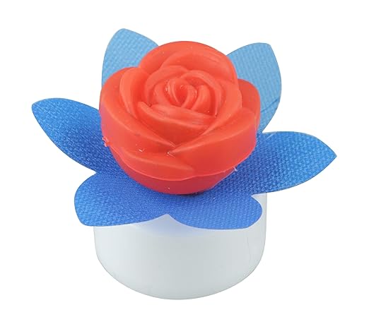 GOYAL Rose Flame Less 7 Color auto Changing LED Multicolored Tealight (3.5 cm x 5 cm x 5 cm) - Set of 20