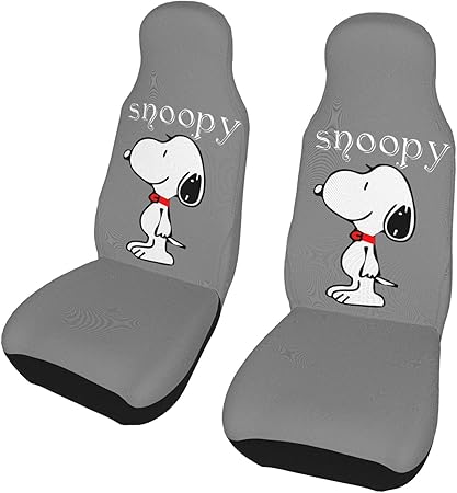 Amazon スヌーピー 9 21年製 人気 多機能カーシートカバー 軽自動車 普通車 前席 後席適用 取り付け簡単 汚染防止 通気性 四季通用 おしゃれ 丸洗いできる カー用品 シートカバー 車 バイク
