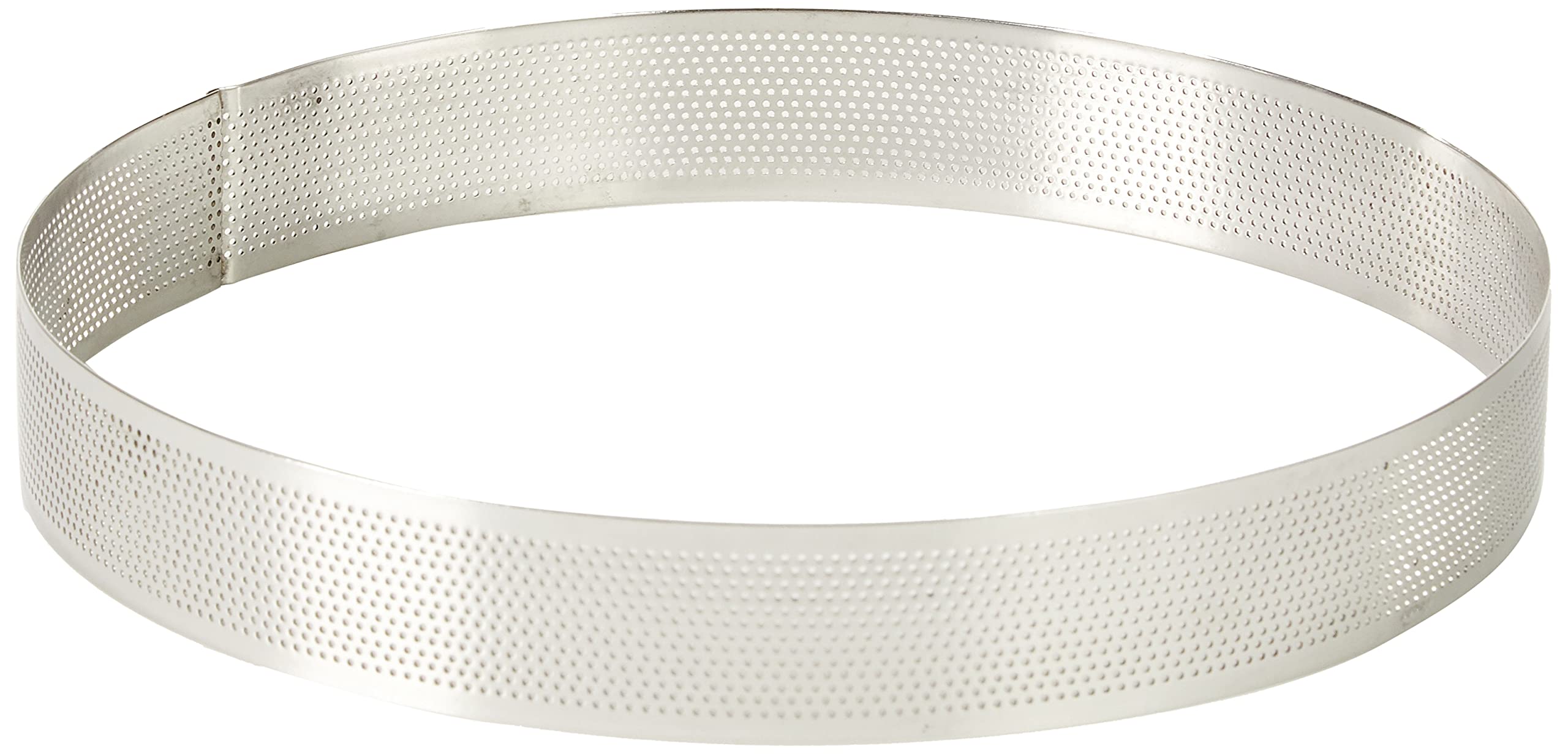 Lacor 68554 Perforated Cake Mould, 24 x 3.5 cm, Silver