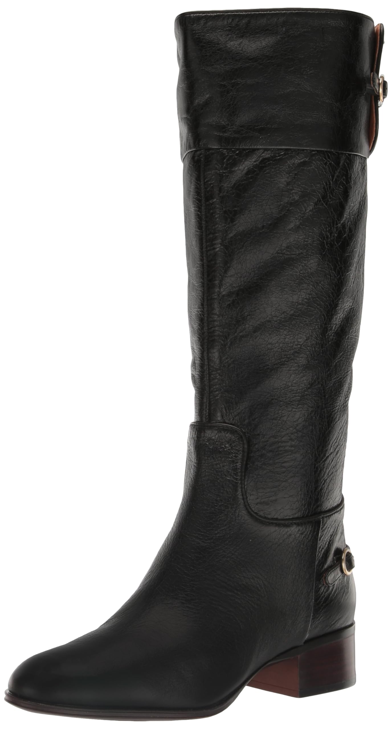 Franco Sarto Womens Jazrin Tall Riding Boots Black