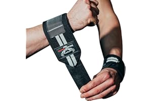 BEAST RAGE® Wrist Wraps for Weightlifting Adjustable Lifting Straps & Wrist Straps with Thumb Loop for Enhanced Gym Support, Wrist Support for Powerlifting, Bodybuilding and Gym workout