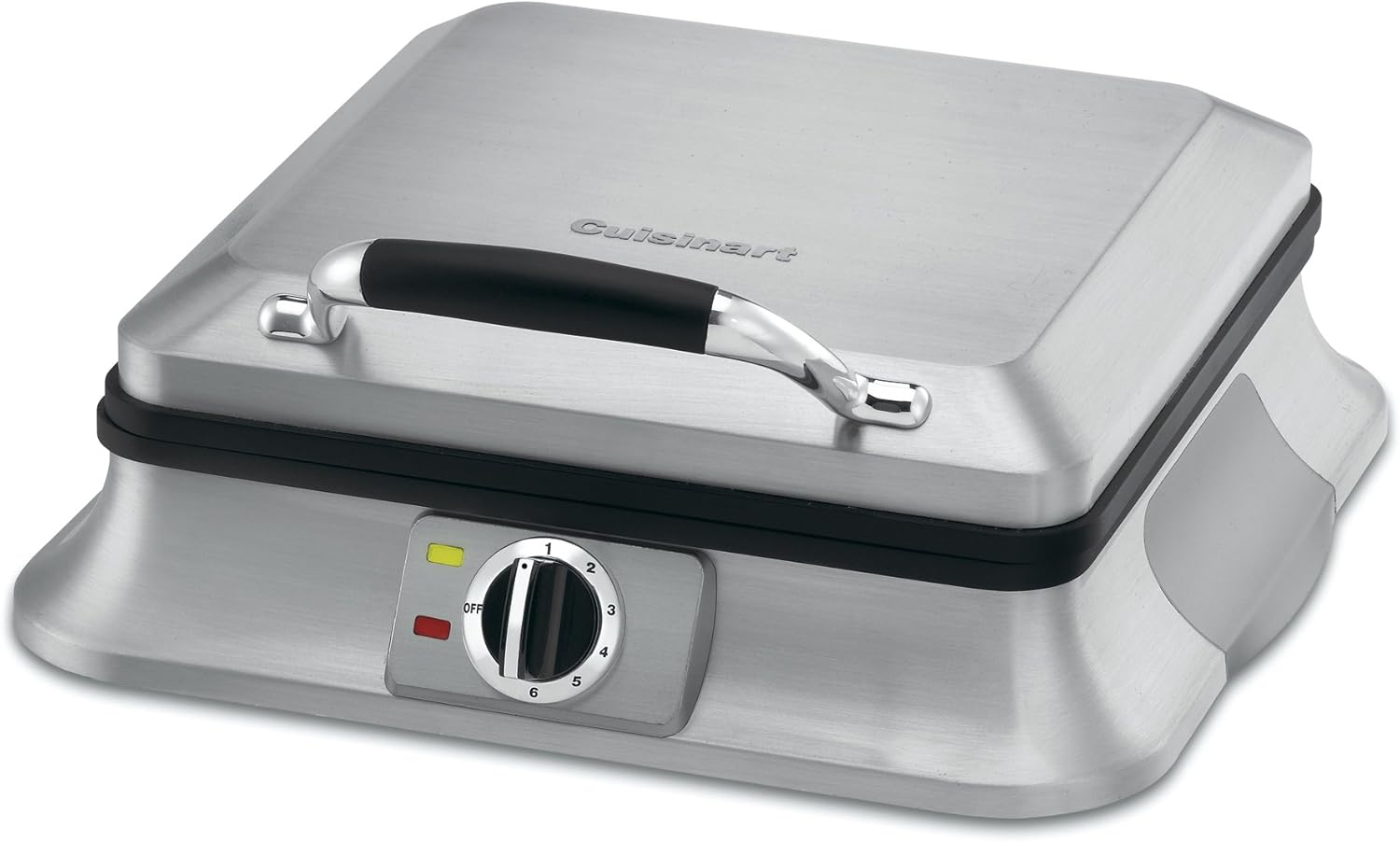 Cuisinart WAF-4B 4-Slice Belgian Waffle Iron, Brushed Stainless Steel