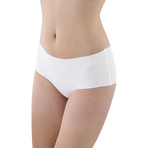 ACLENT Rib underwear set ホワイト Sサイズ ALBERT KREUZ 3-Pack Women's mid-Rise Panty Briefs Made of