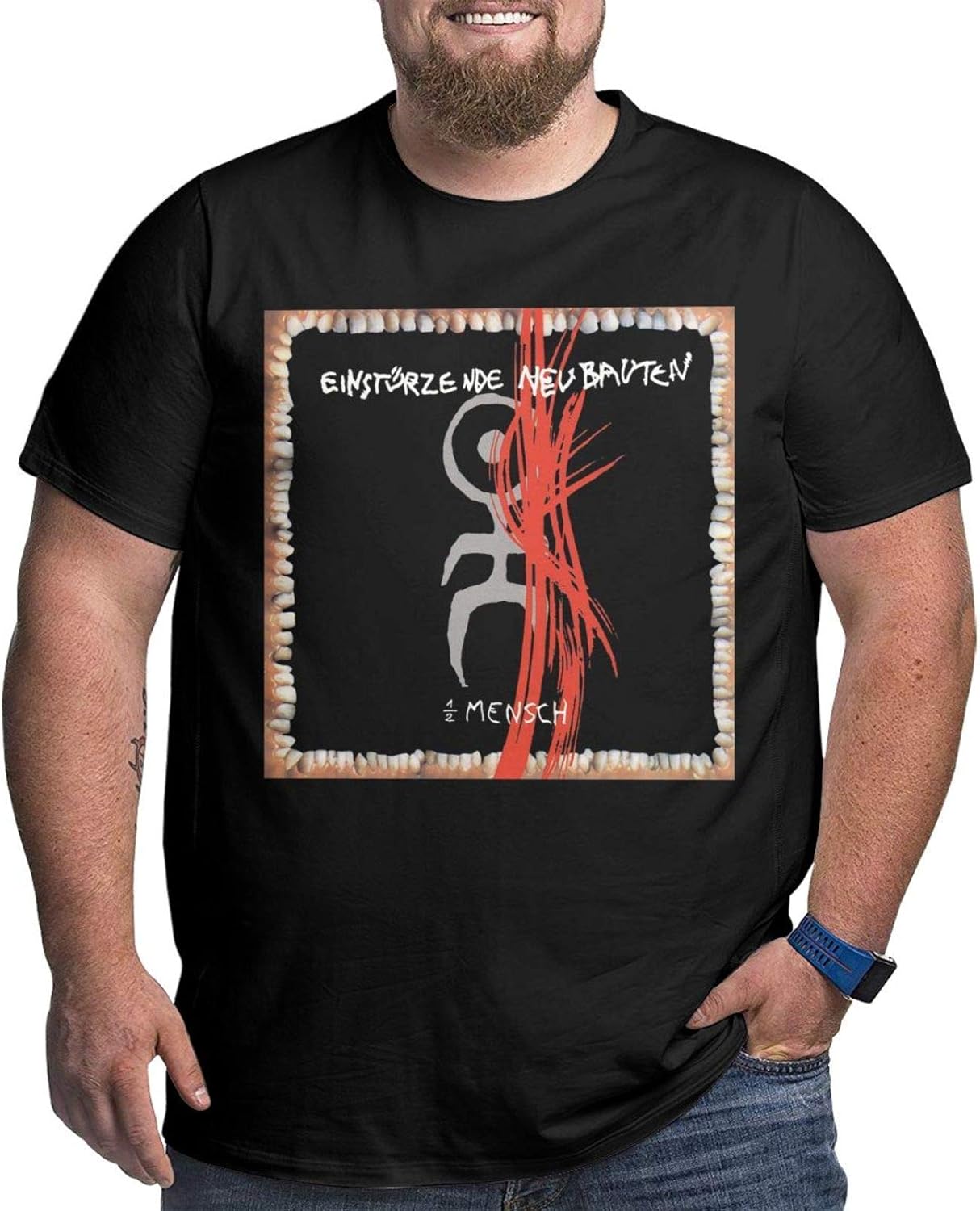 Einsturzende Neubauten Mensch Shirt Herren Großes und hohes T-Shirt