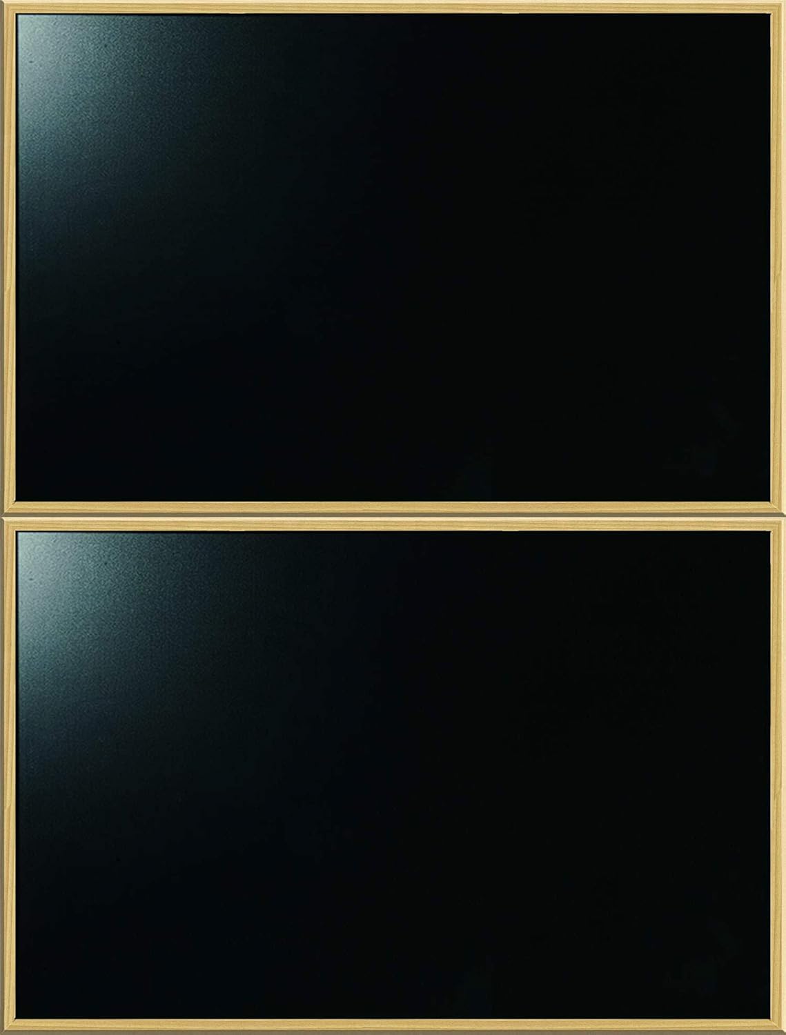 The Board Dudes Chalk Board - Unframed Non-Magnetic 24" x 18" : Chalkboards : Office Products