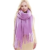 RIIQIICHY Chunky Scarf for Women Winter Warm Thick Scarves Oversized Blanket Scarf