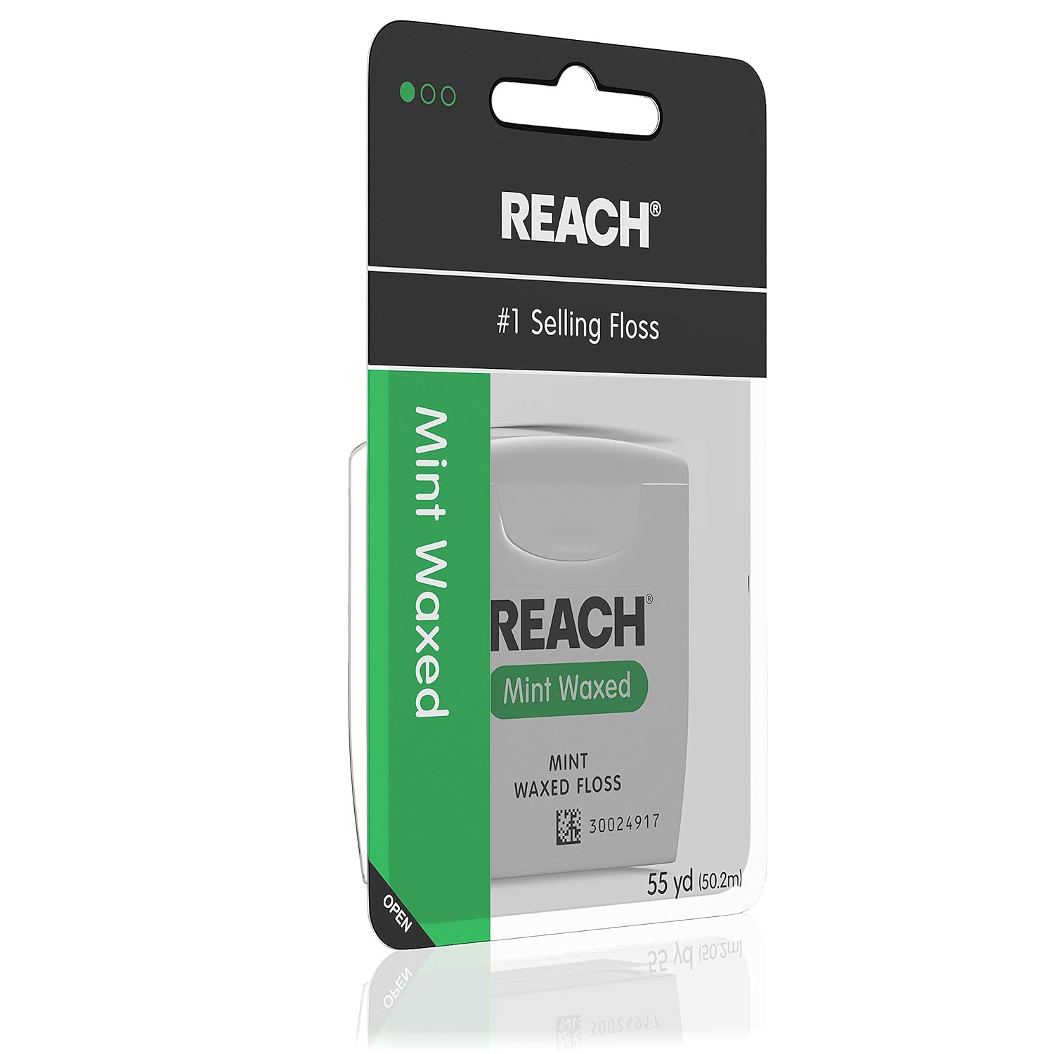 Reach Waxed Dental Floss For Plaque And Food Removal, Refreshing Mint Flavor, 55 Yards: Prime Pantry