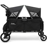 Delta Children - Jeep Evolve Stroller Wagon, Black