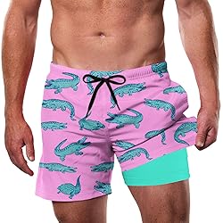 Cozople Bathing Suit for Men Swim Trunks with