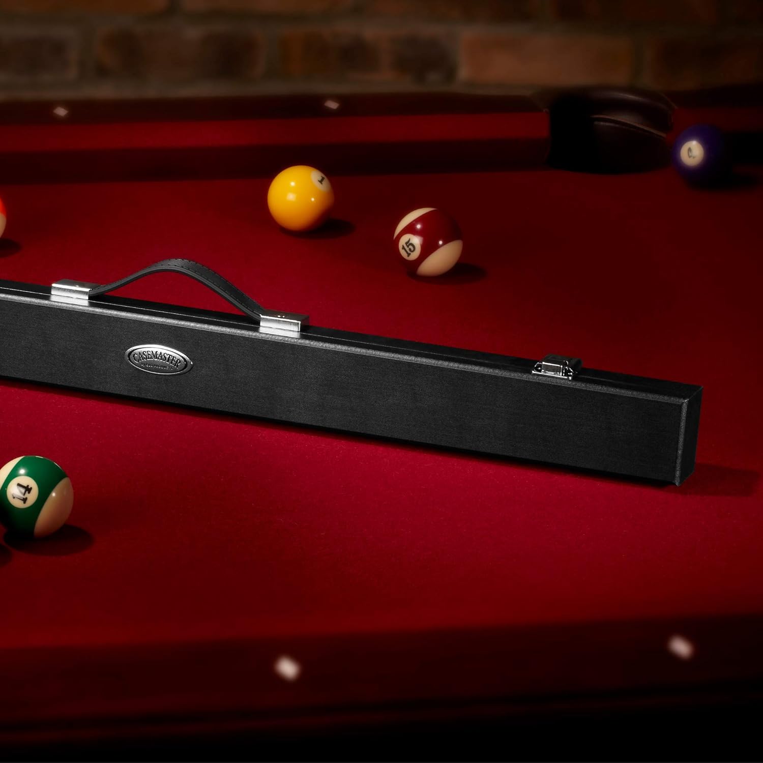 Casemaster by GLD Products Deluxe Billiard/Pool Cue Hard Case, Holds 1 Complete 2-Piece Cue (1 Butt/1 Shaft), Black : Billiard Cue Cases : Sports & Outdoors