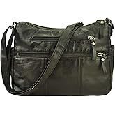 VOLGANIK ROCK Purses for Women Soft PU Leather Shoulder Bag Ladies Crossbody Purse and handbags Lightweight Pocketbook