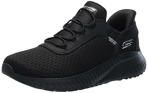 Skechers Women's Hands Free Slip-Ins Bobs Squad Chaos-in Color Sneaker, BBK, 7 Wide