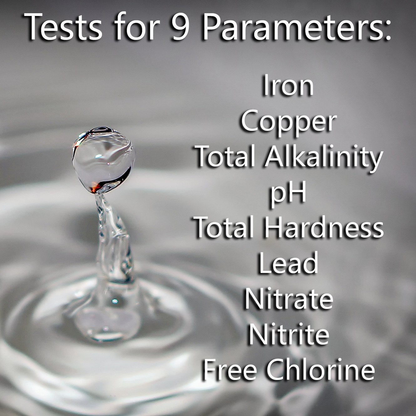 JNW Direct 9 in 1 Drinking Water Test Strips, Best Kit for Accurate