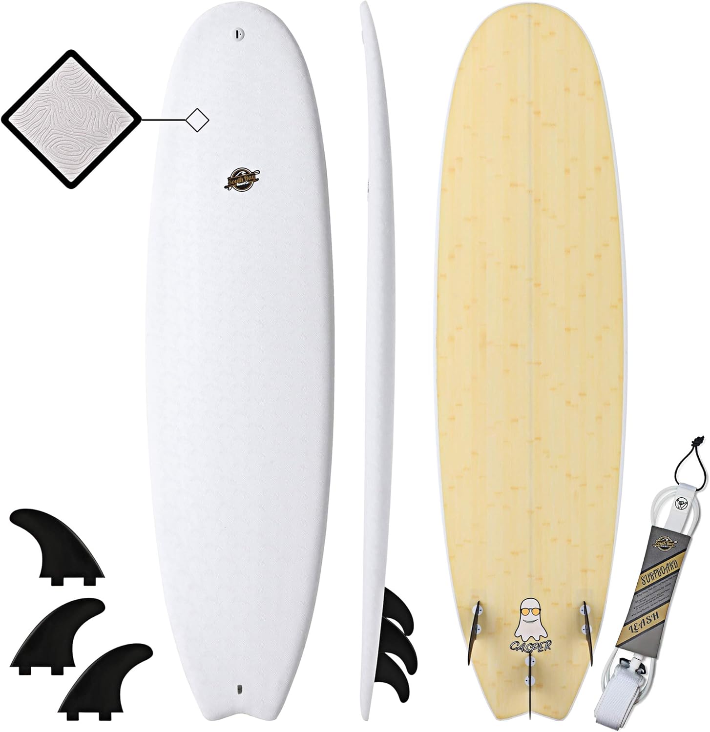 South Bay Board Co. Hybrid SurfboardWaxFree Textured