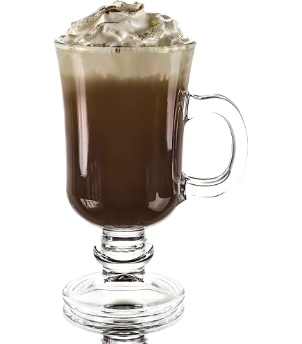 Pasabahçe Irish Coffee Glass Set - 2 Elegant Glass Cups For Cappuccino, Macchiato & Hot Drinks - View #9