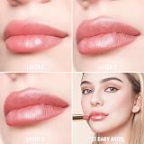 Oulac Metallic Shine Glitter Lipstick Pink 4.3 g Vegan Cruelty-Free view 4