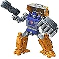 Transformers Toys Generations War for Cybertron: Kingdom Deluxe WFC-K16 Huffer Action Figure - Kids Ages 8 and Up, 5.5-inch