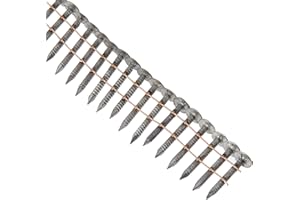 Metabo HPT 12131HPT High Wire Coil Roofing Nails, 1-1/4" x .120", Electro-Galvanized, Ring Shank, Fits Hitachi Power Tools/Metabo HPT NV45AB2 Roofing Nailers | 7,200 Pack