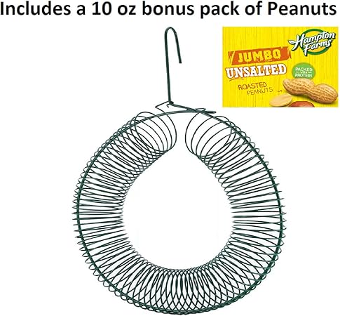 Amazon Com Naturesroom Peanut Bird Feeder Or Squirrel Feeder For