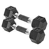 Dumbbell Hex - Rubber Grip - 5lbs - Pair