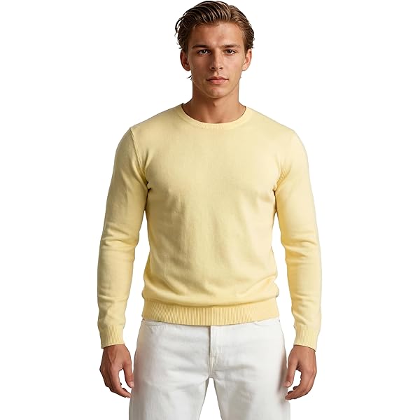 Club Room Mens Diamond Knit V-Neck Pullover Sweater, Yellow