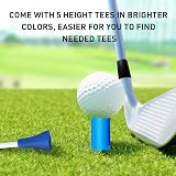 Finger Ten Golf Rubber Tees 5 Pack Durable Practice Mat Tees 1.5"-3.13" view 5