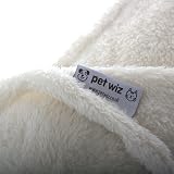 Pet Wiz Soft Fluffy Fleece Blanket Cream 80 x 100cm Medium view 2
