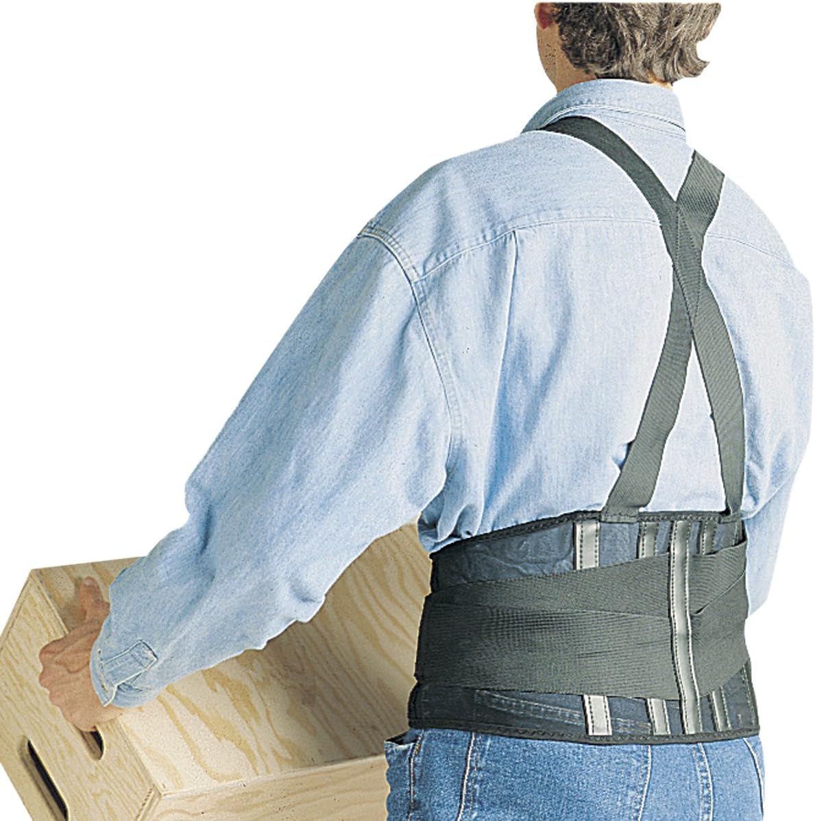 SAS Safety 7162 32-38 Inch Deluxe Back Support Belt, Medium - Contractor Belt - 