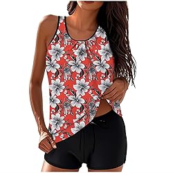 Tankini Swimsuits for Women Tummy Control Blouson