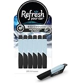 Refresh Your Car! Auto Vent Sticks (Lightning Bolt/Ice Storm Dual Scent, Pack of 6)