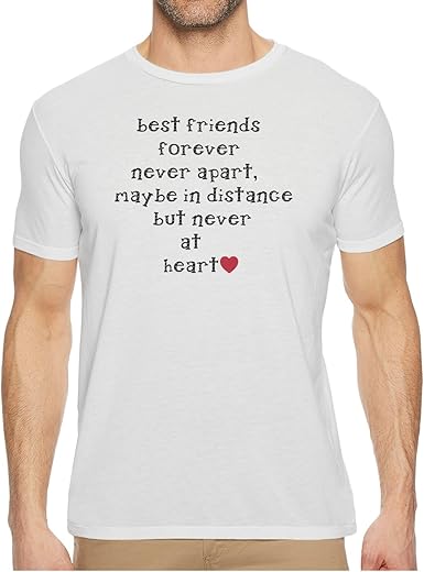 Amazon Com Men S T Shirts Best Friend Long Distance Fashion Man O